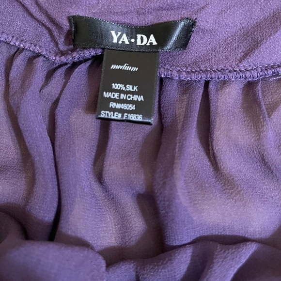 YA•DA 100% silk blouse | medium - Picture 3 of 6